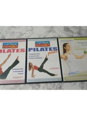 Pilates Workout DVD Bundle (3) – Caribbean Workout Pilates + Pilates Plus +